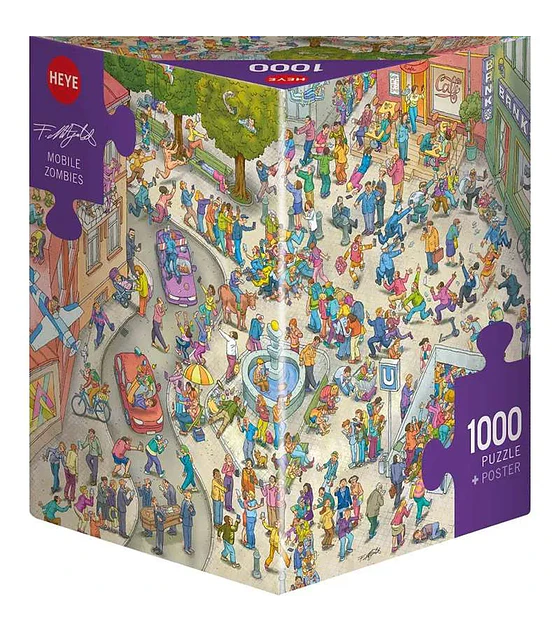 Puzzle Heye 1000 Pcs - Mobile Zombies