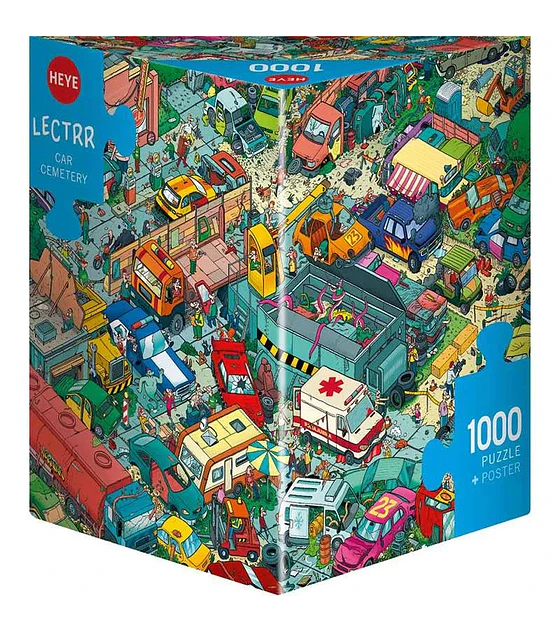 Puzzle Heye 1000 Pcs - Car Cemetery