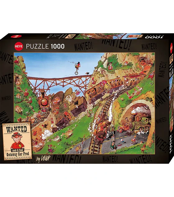 Puzzle Heye 1000 Pcs - Getaway Car Fred