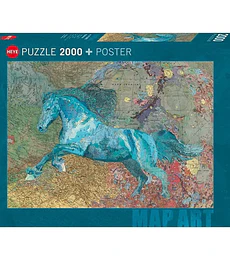 Preventa - Puzzle Heye 2000 Pcs - Map Horse
