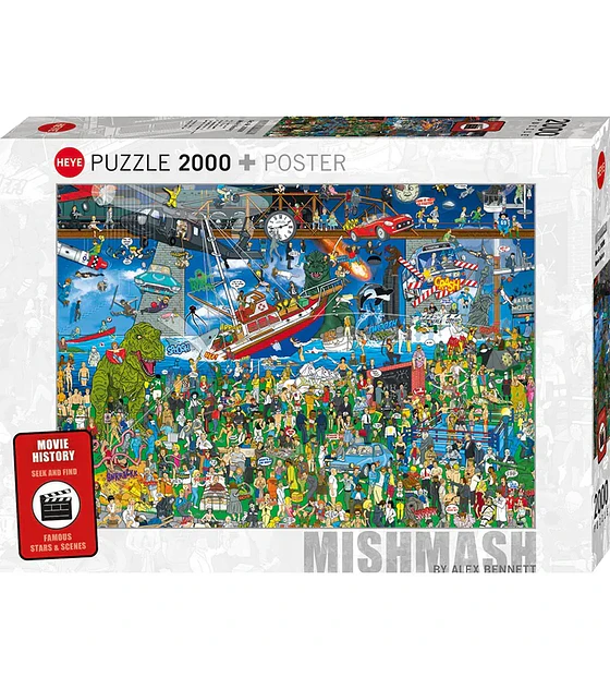 Preventa - Puzzle Heye 2000 Pcs - Movie History