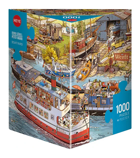 Preventa - Puzzle Heye 1000 Pcs - Boatyard
