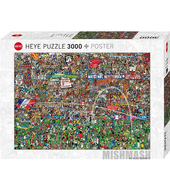 Preventa - Puzzle Heye 3000 Pcs - Football History