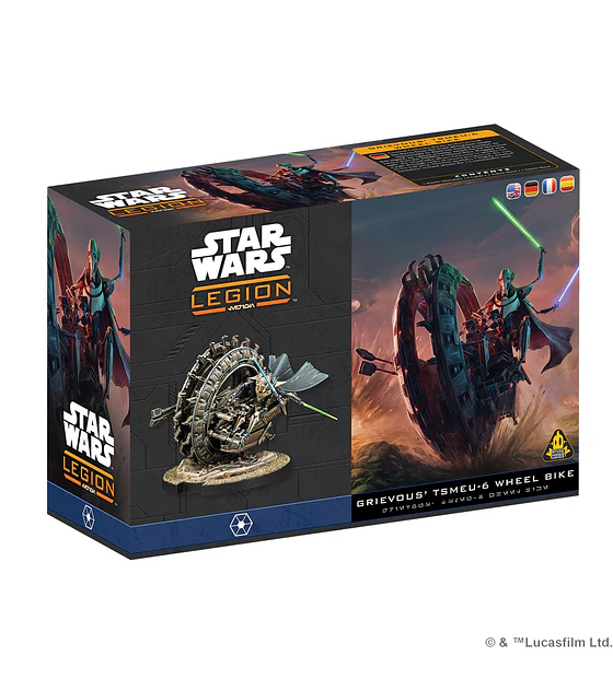 Preventa - Star Wars Legion - General Grievous' TSMEU-6 Wheel Bike