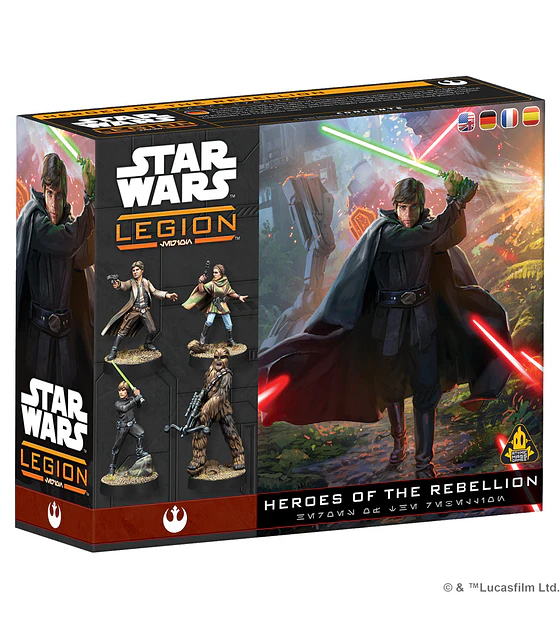 Preventa - Star Wars Legion - Heroes of the Rebellion Character Pack