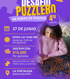 Evento desafío puzlero 24 horas