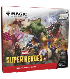 MTG Scene Box Marvel Super Heroes (Inglés)