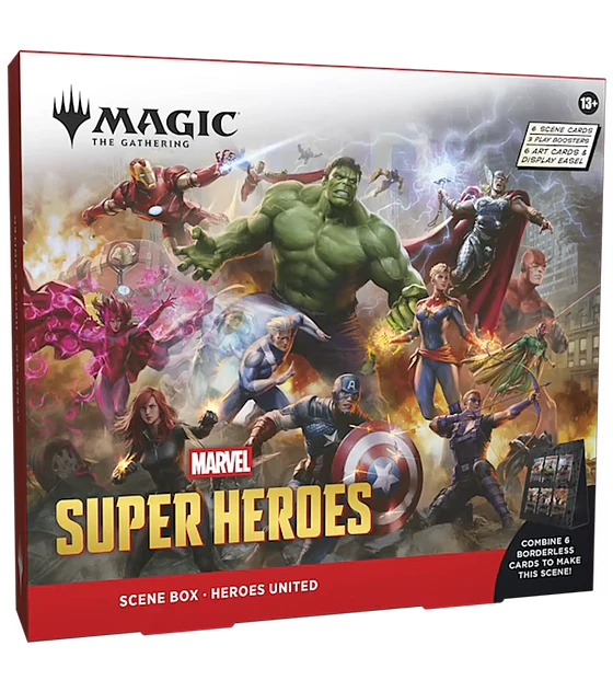 Preventa - MTG Scene Box Marvel Super Heroes (Inglés)