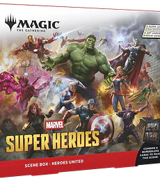 Preventa - MTG Scene Box Marvel Super Heroes (Inglés)