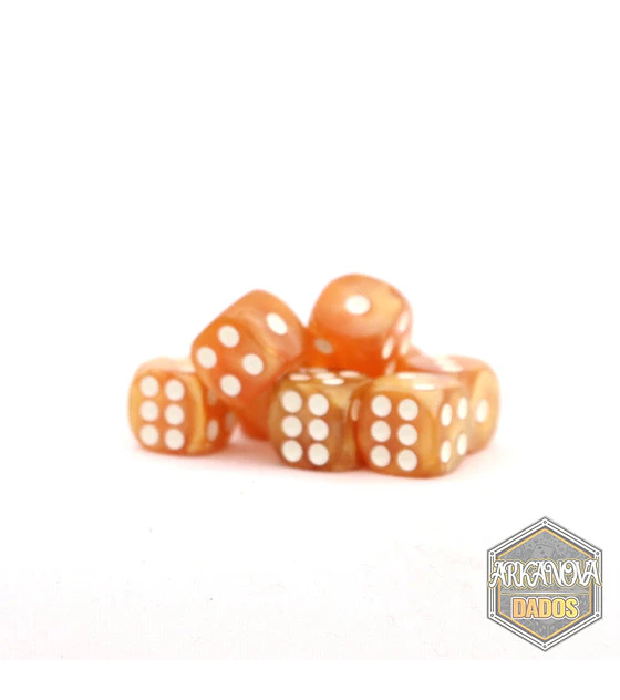 36 Dados 12mm Arkanova - Marmolado