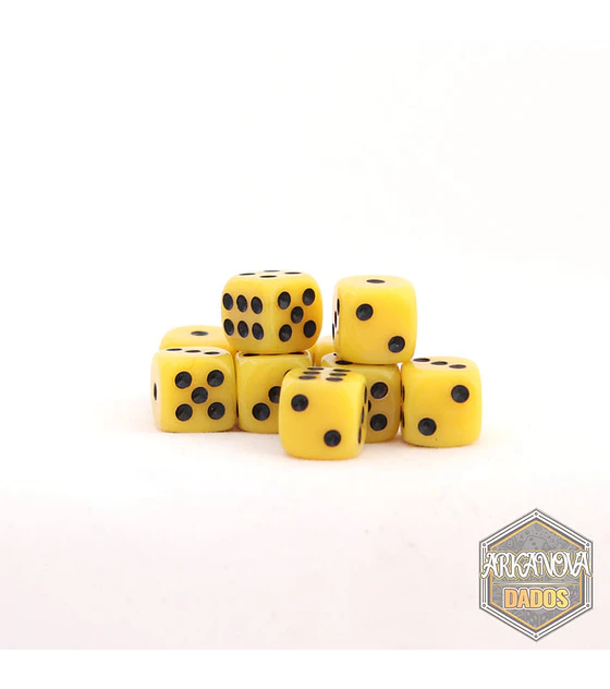 36 Dados 12mm Arkanova - Solido