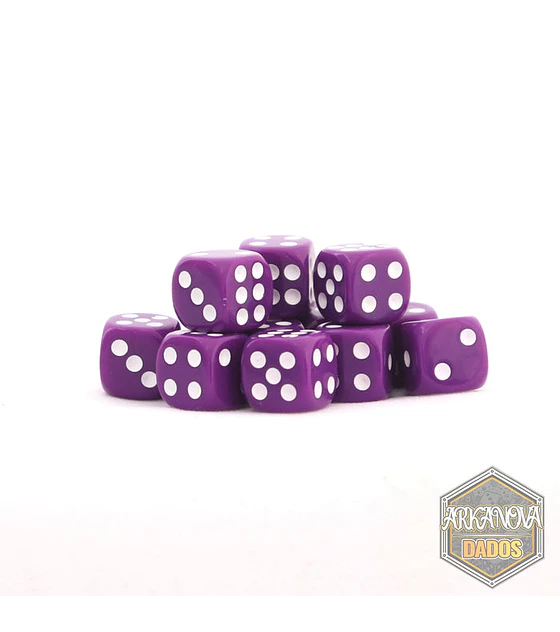 36 Dados 12mm Arkanova - Solido
