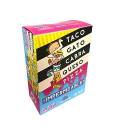 Taco Gato Cabra Queso Pizza Impermeable