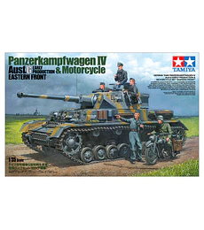 Preventa - German Pz.Kpfw.IV Ausf.G - Early Production & Motorcycle Set "Eastern Front"
