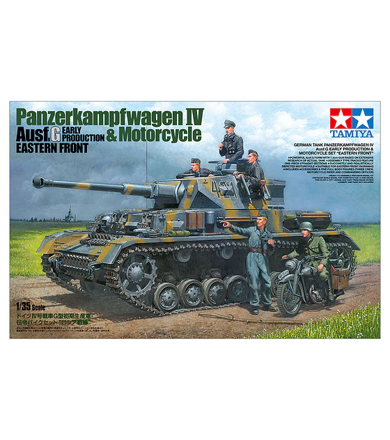 Preventa - German Pz.Kpfw.IV Ausf.G - Early Production & Motorcycle Set "Eastern Front"