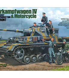 Preventa - German Pz.Kpfw.IV Ausf.G - Early Production & Motorcycle Set "Eastern Front"