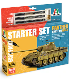 Preventa - Panther Sd.Kfz. 171 Ausf. A Starter Set - Easy Paint