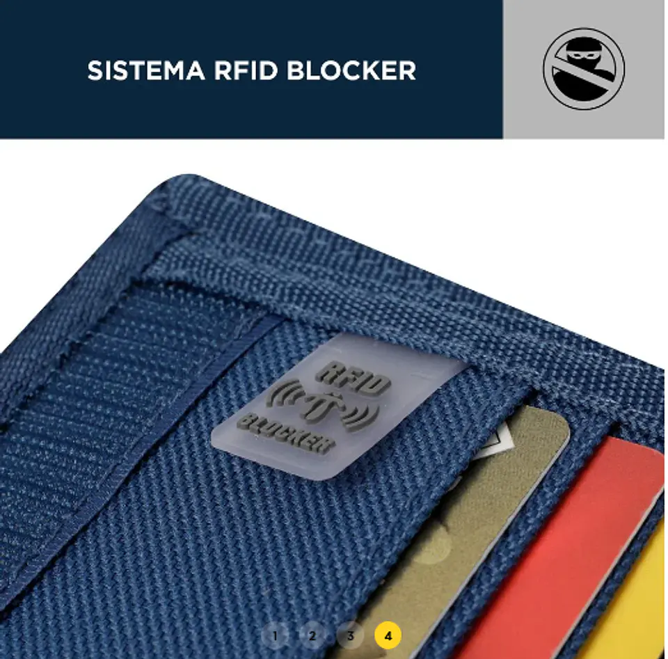 Billetera Lona Rfid Bacalao 8