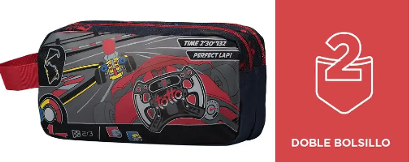Cartuchera Estamapada Gokart 3