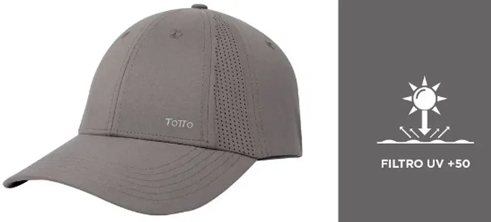 Gorra Filtro Uv +50 Beisbolera Unicolor Splity  4