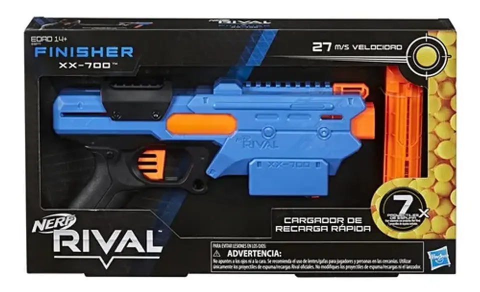 Lanzador Nerf Rival Finisher Xx-700 1