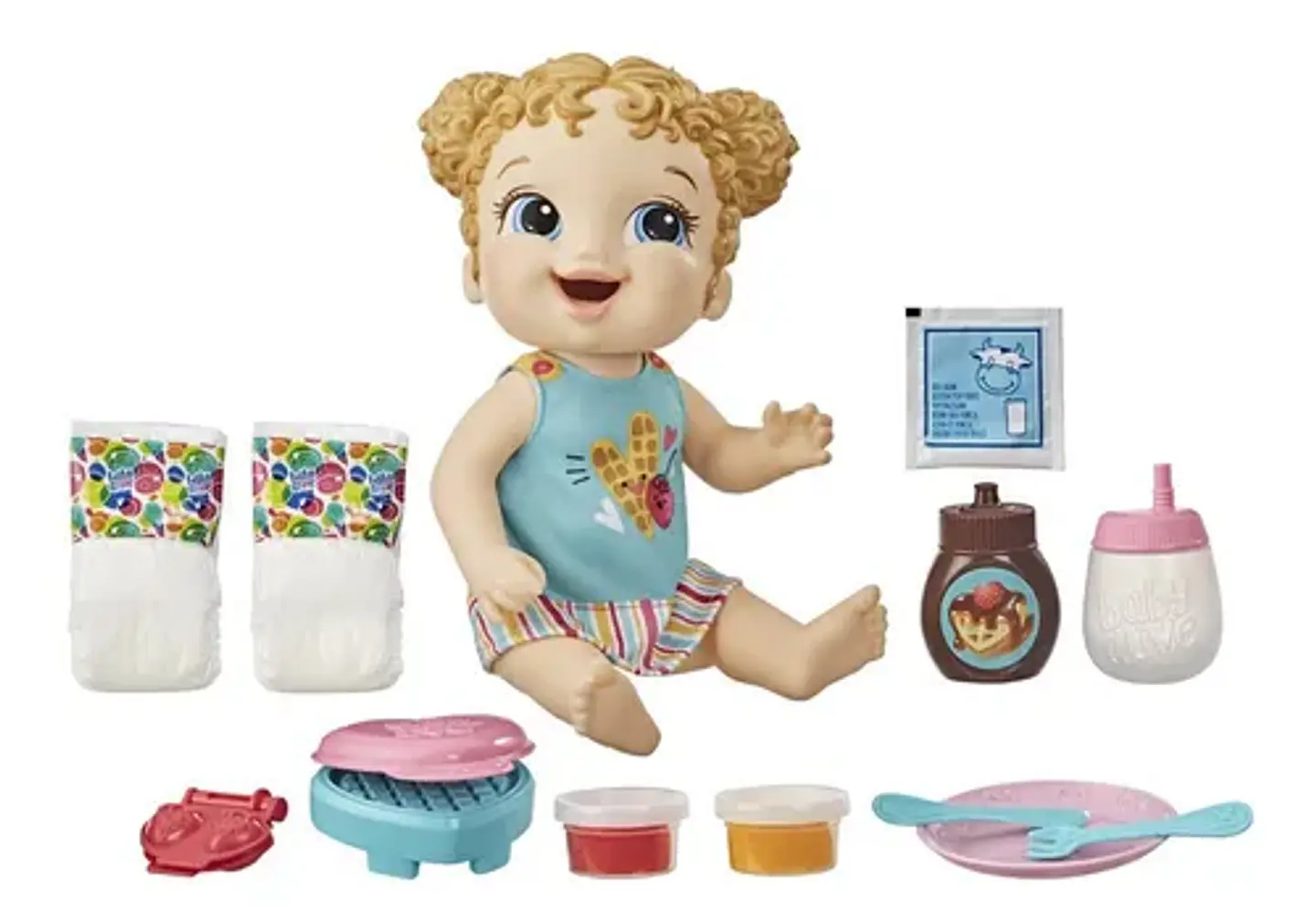 Muñeca Baby Alive Comiditas Bebe De Verdad 1