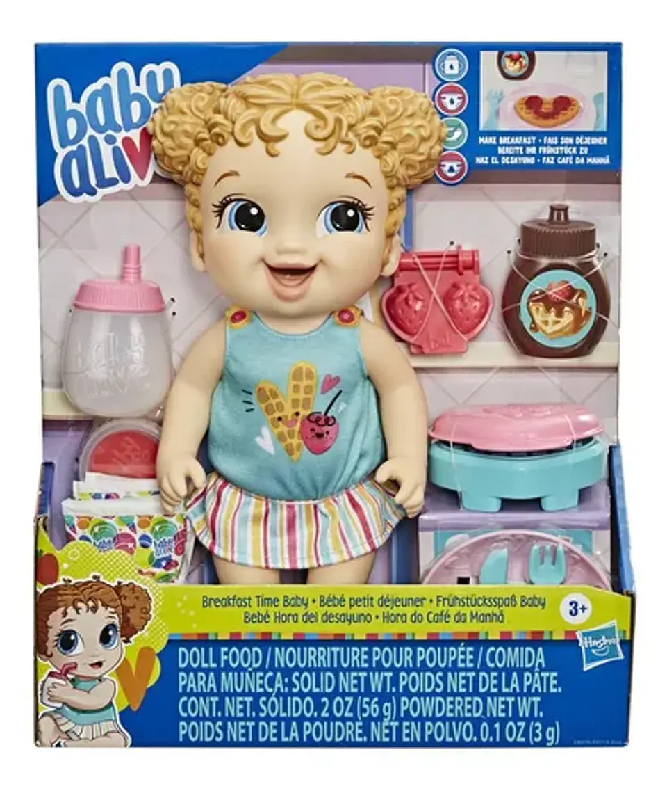 Muñeca Baby Alive Comiditas Bebe De Verdad 2