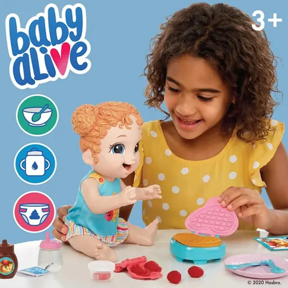 Muñeca Baby Alive Comiditas Bebe De Verdad 3