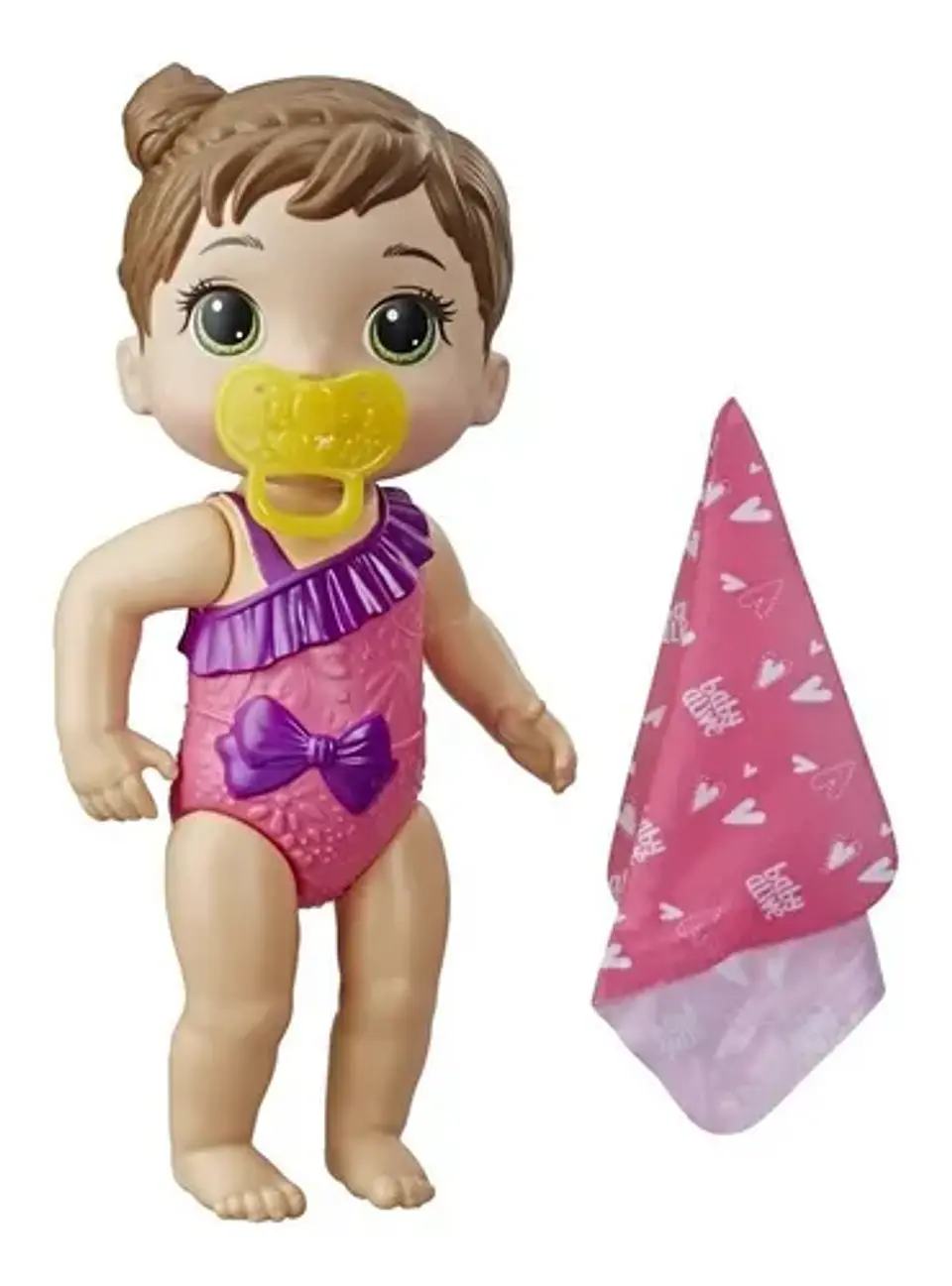 Muñeca Baby Alive Chapoteos Y Abrazos Rubia Castaña 1