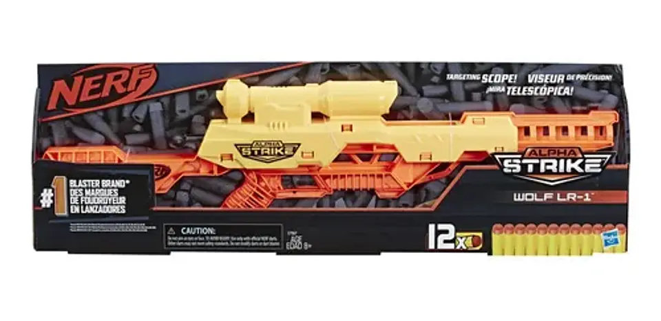 Lanzador Nerf Alphastrike Wolf Lf-1 Con 12 Dardos 2