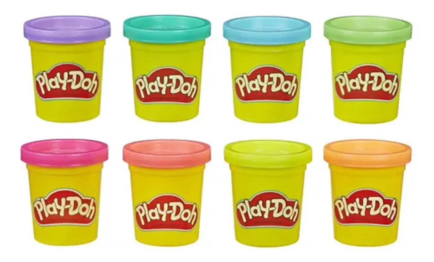 Plastilina Play Doh 8 Pack Neon 1