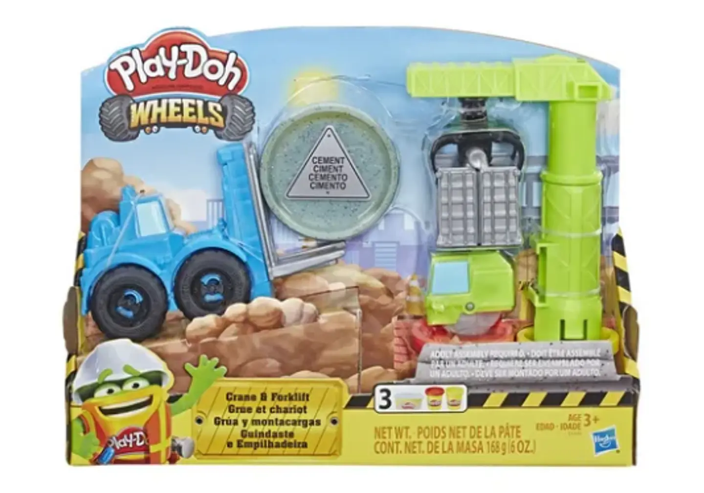 Plastilina Play Doh Wheels Vehículo Grúa 1