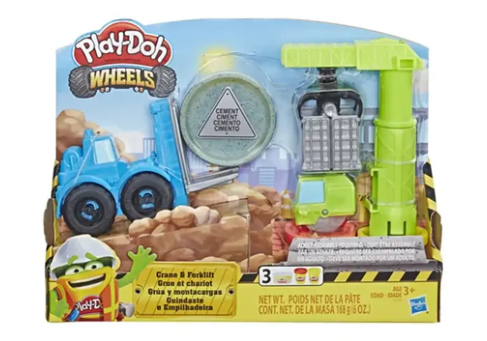 Plastilina Play Doh Wheels Vehículo Grúa 1
