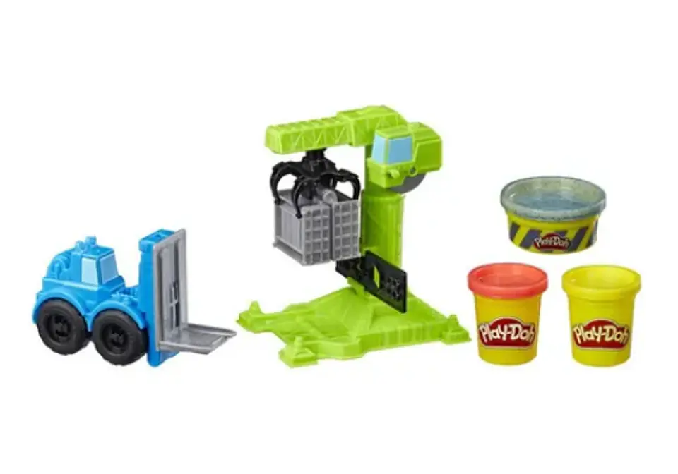 Plastilina Play Doh Wheels Vehículo Grúa 2