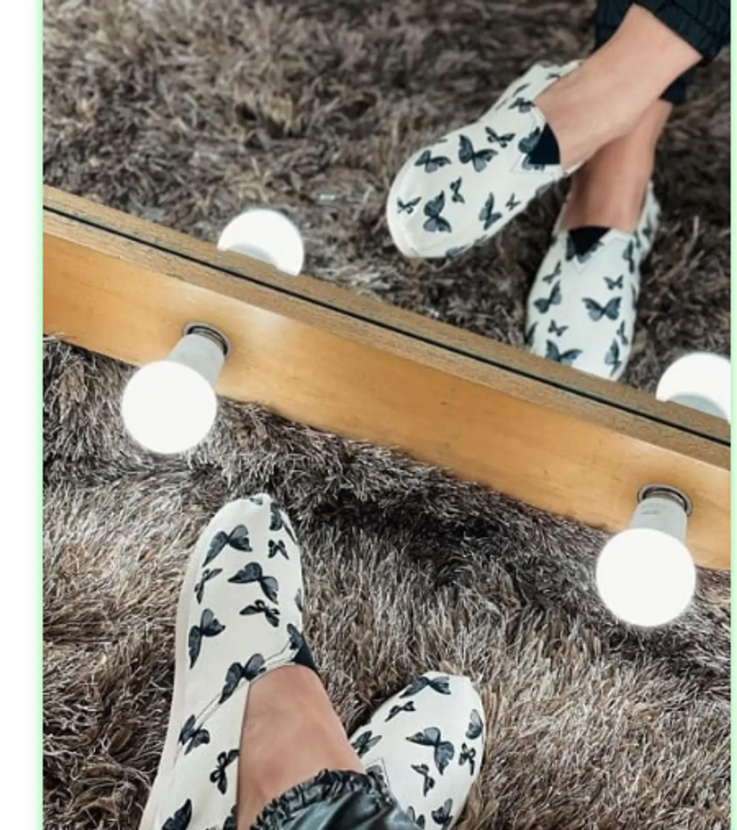 Zapato Pera D.K Blanco/Mariposa  1