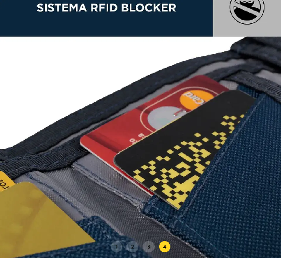 Billetera Lona Rfid Vallenato 4