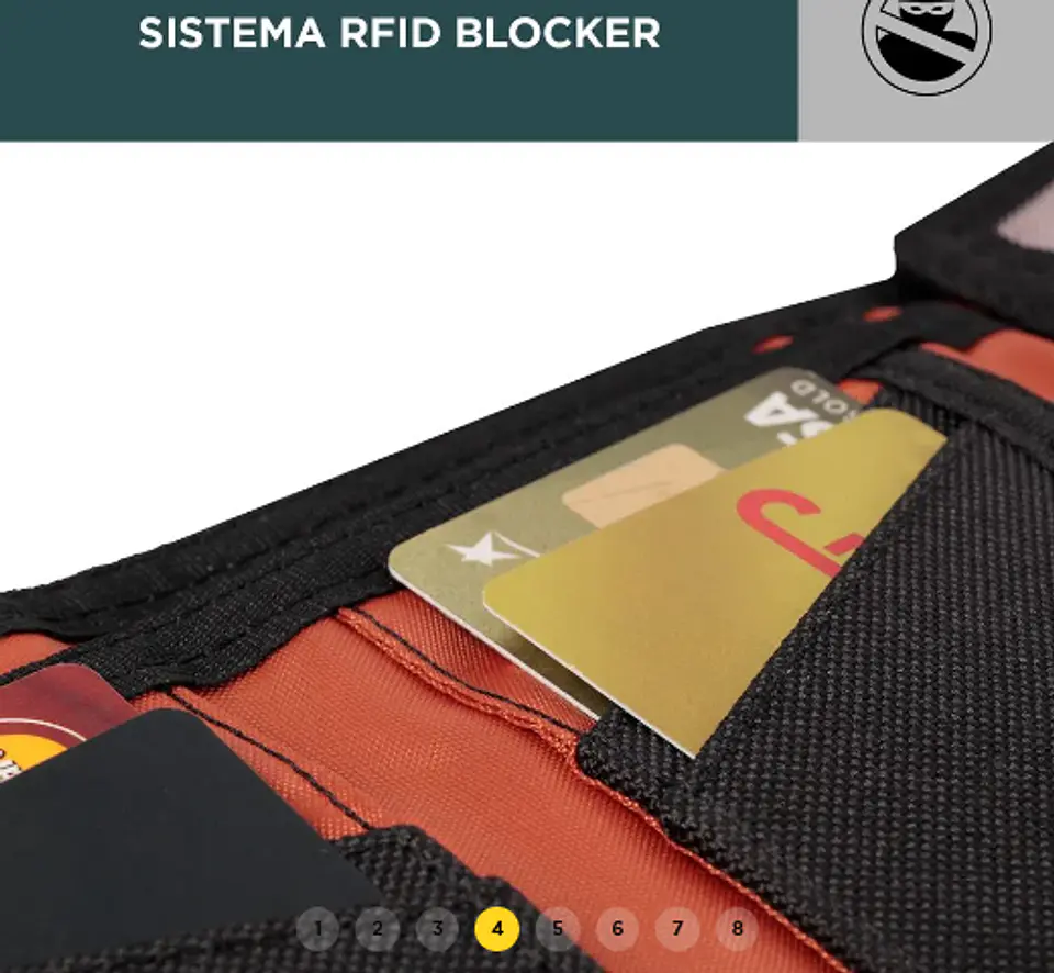 Billetera Lona Rfid Vallenato 8