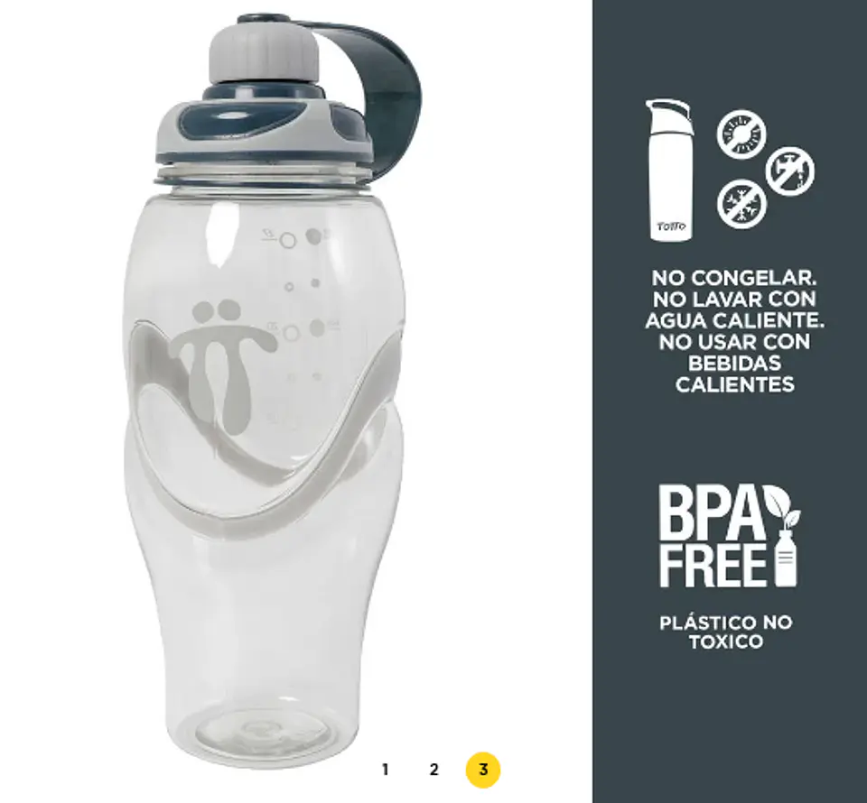Botilito Plastico Libre De Bpa Dexter 3
