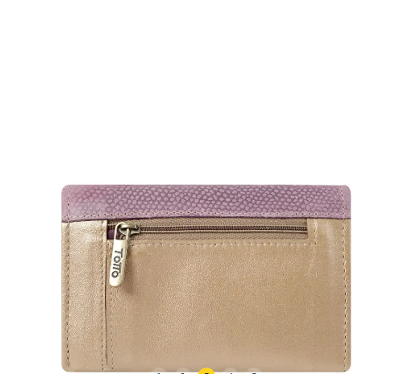 Billetera 100% Cuero Cynara 3