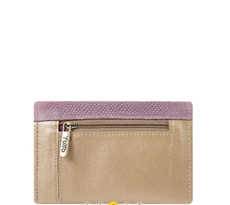 Billetera 100% Cuero Cynara 3