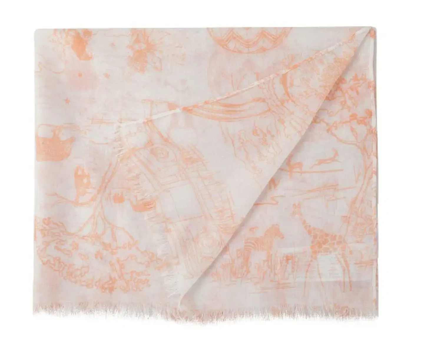 Pashmina Estampado Con Flecos Nereis 10