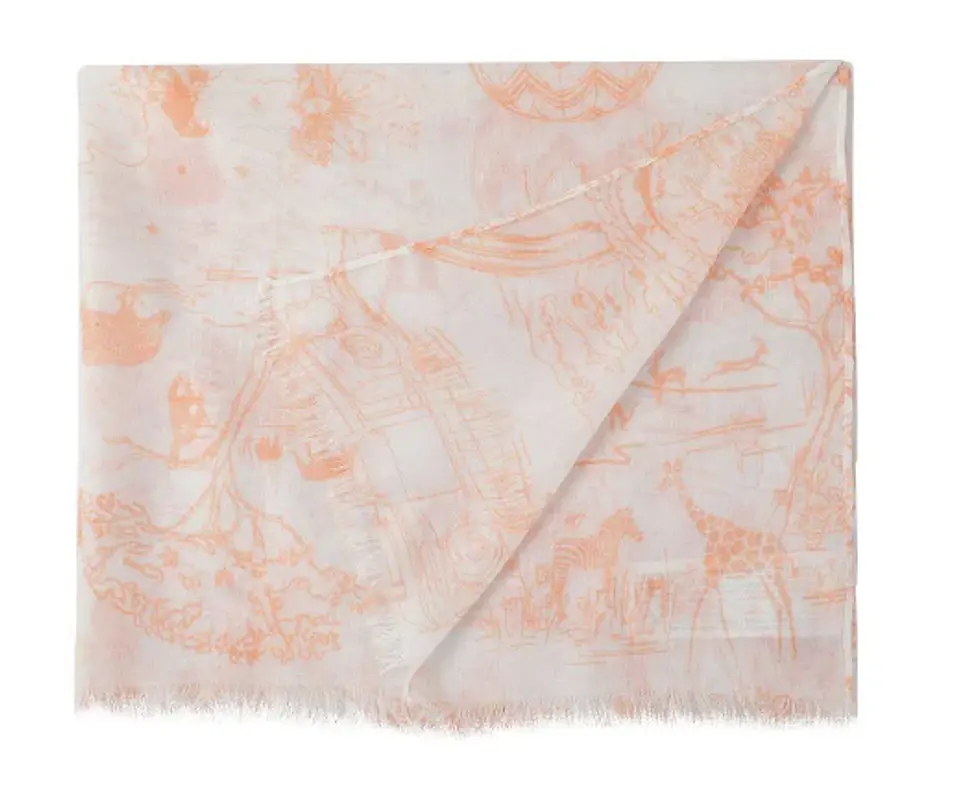 Pashmina Estampado Con Flecos Nereis 10