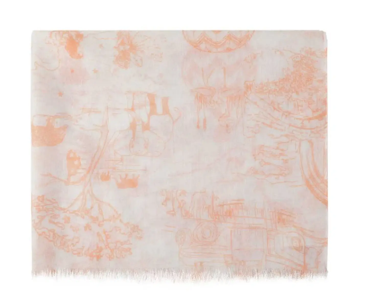 Pashmina Estampado Con Flecos Nereis 8