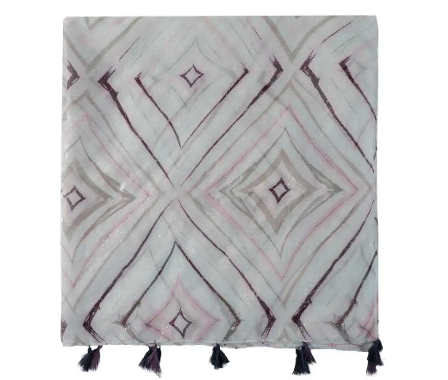 Pashmina Estampado Con Borlas Lucana 1