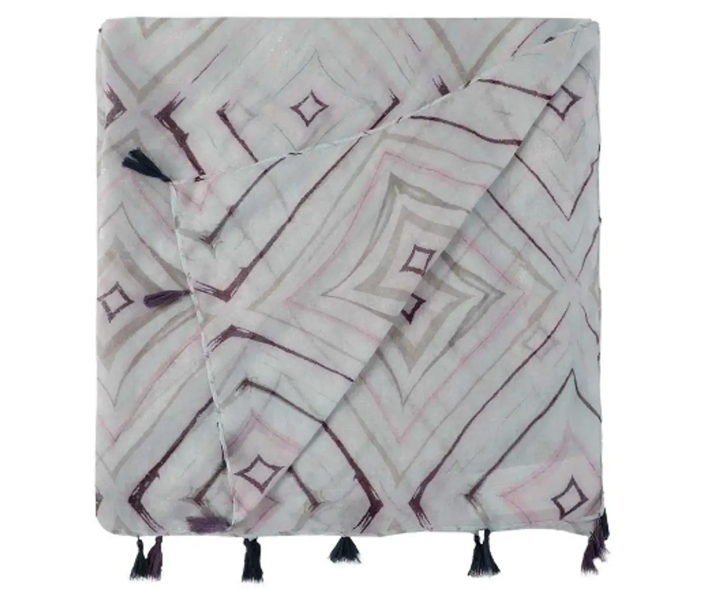 Pashmina Estampado Con Borlas Lucana 2