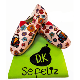 Zapato Pera D.K Rosado Flores