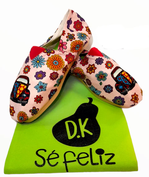 Zapato Pera D.K Rosado Flores