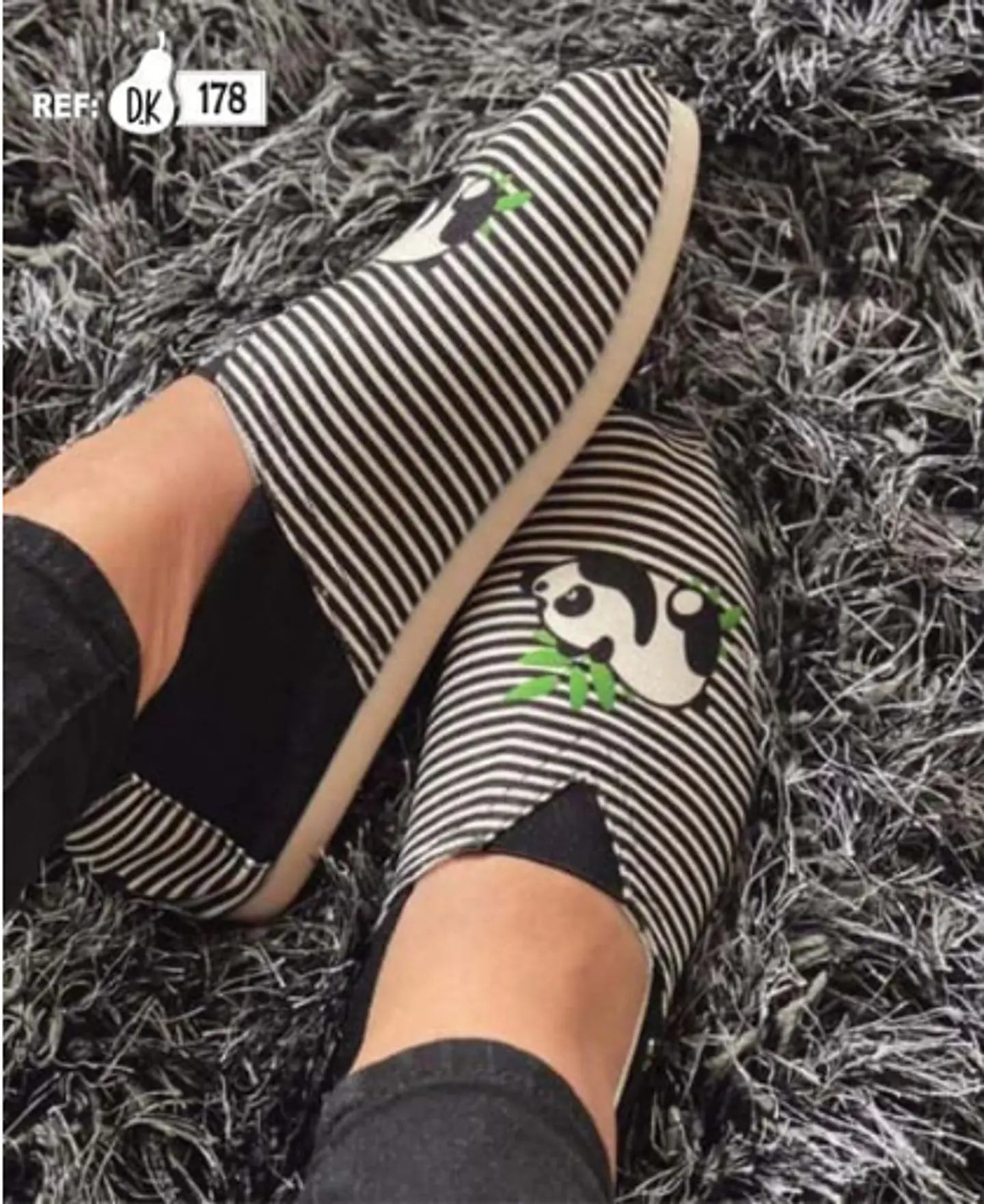 Zapato Pera D.K Negro/Blanco Panda 1
