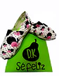 Zapato Pera D.K Negro y Rosado Ballenitas - Miniatura 2