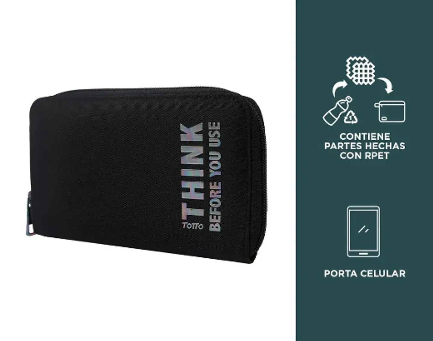 Billetera Lona Eco Rfid Ecoby 2 4